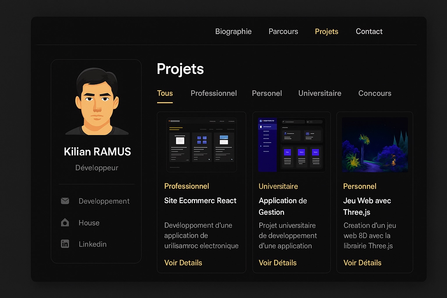 Miniature du projet Portfolio